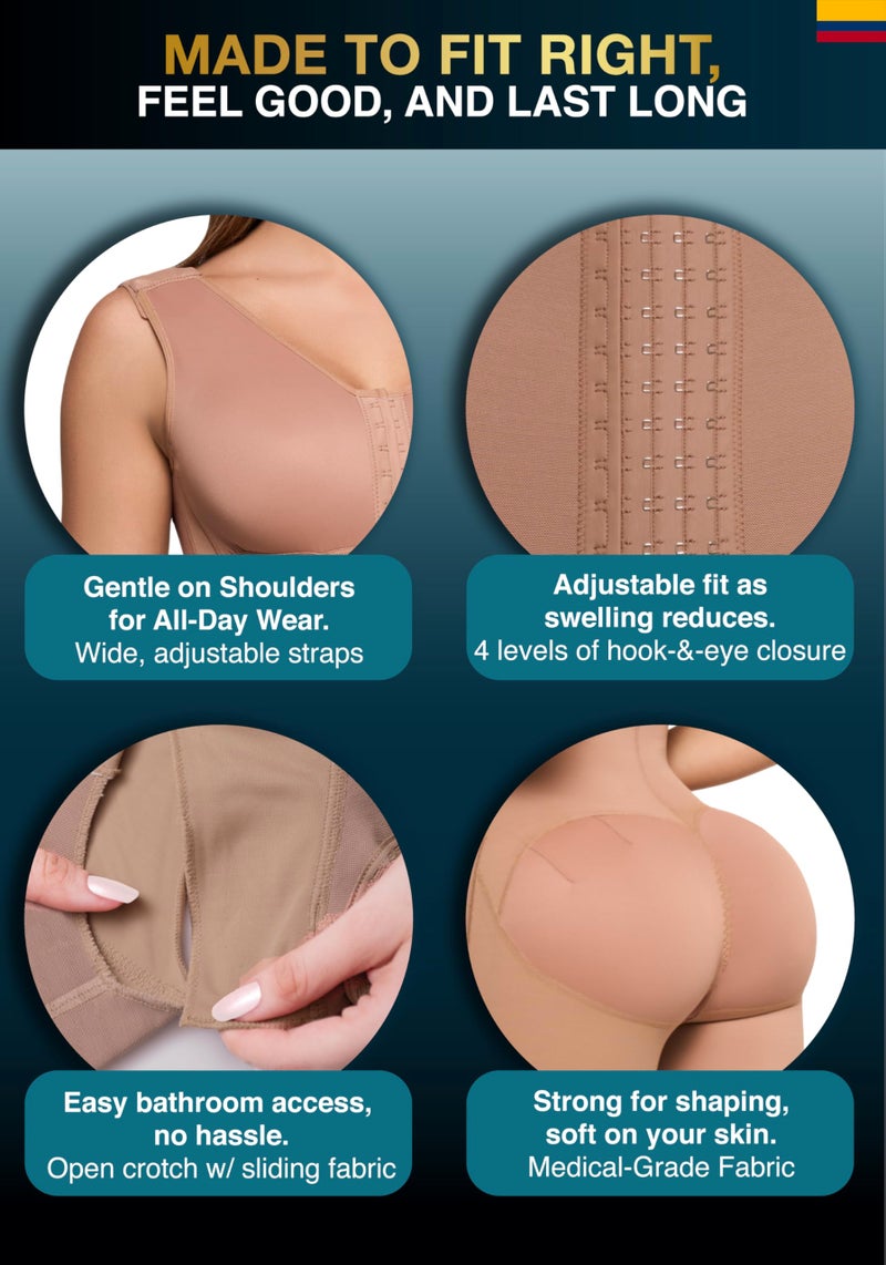 Sonryse Fajas Colombianas Post Surgery Compression Garment Stage 2 Faja Lipo BBL - Image 3